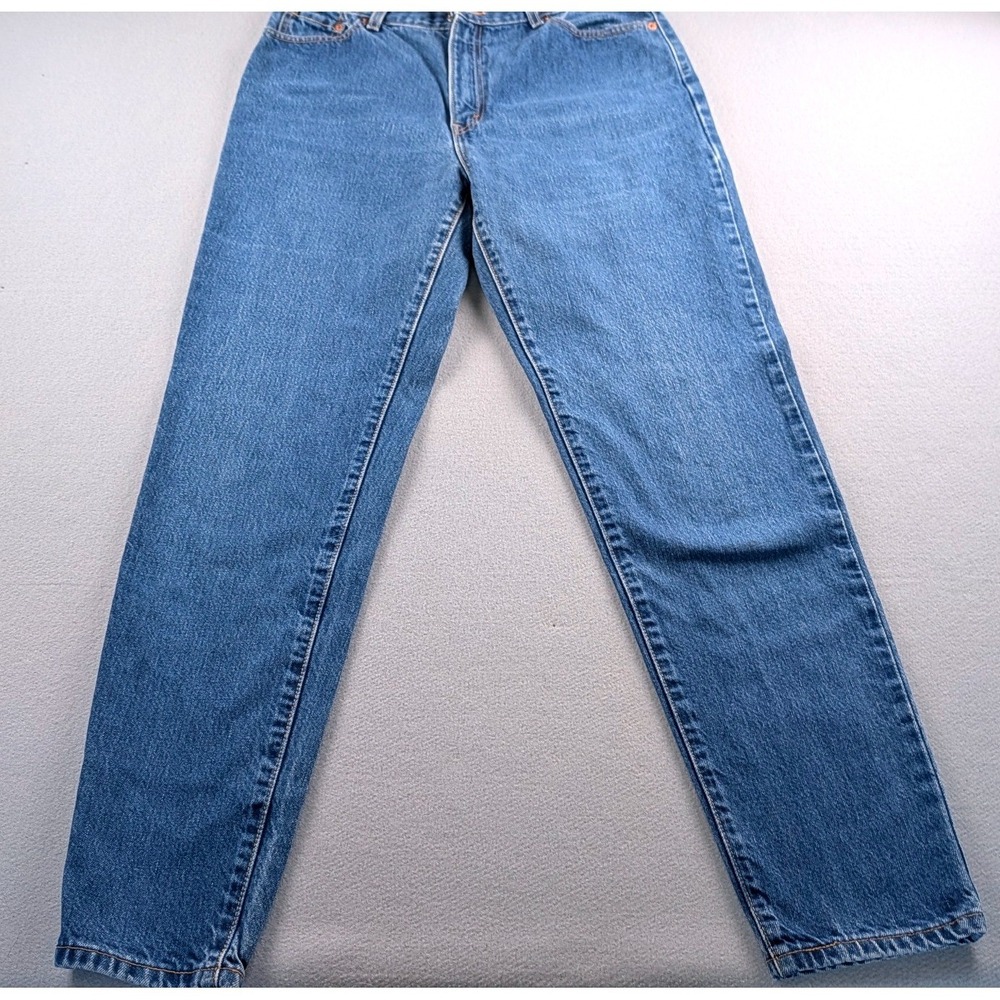Levis 512 Classic Slim‎ Jeans Womens 14 Medium Wash High Rise Tapered Leg Blue